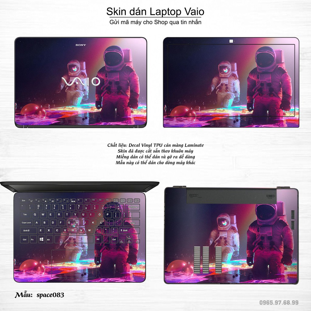 Skin dán Laptop Sony Vaio in hình không gian _nhiều mẫu 14 (inbox mã máy cho Shop)