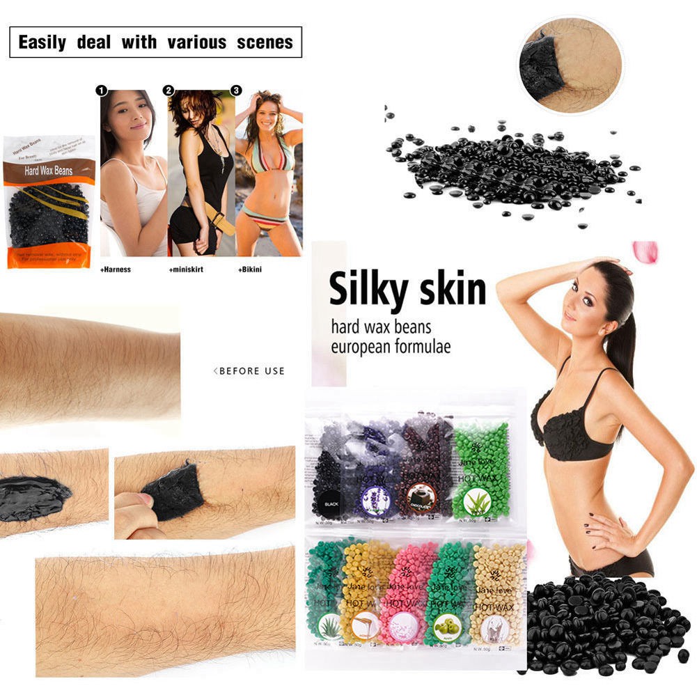 100g Hạt sáp cứng tẩy lông tạo mang phong cách Brazil