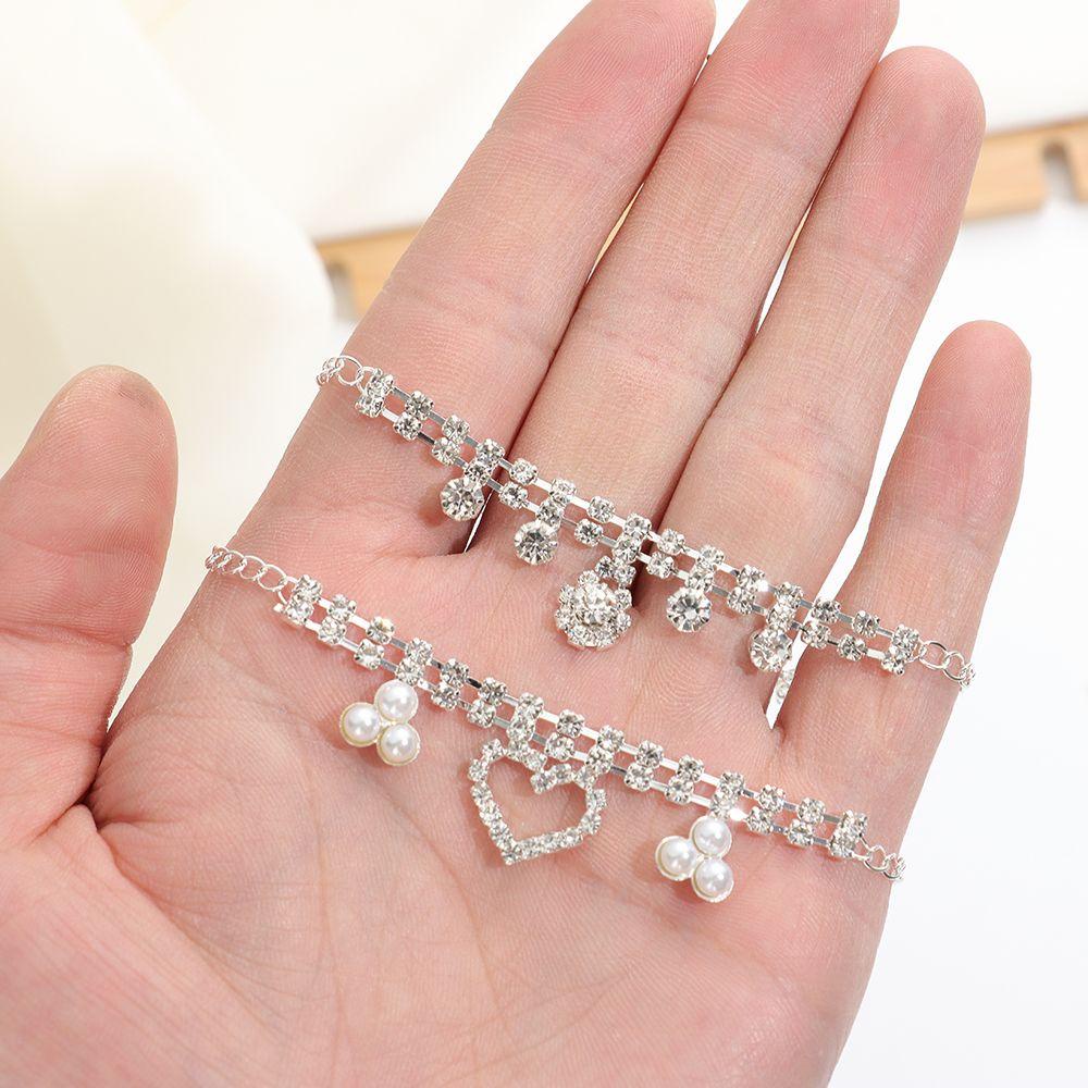 Lắc Chân Đính Đá Thời Trang Sang Trọng Cho Nữ