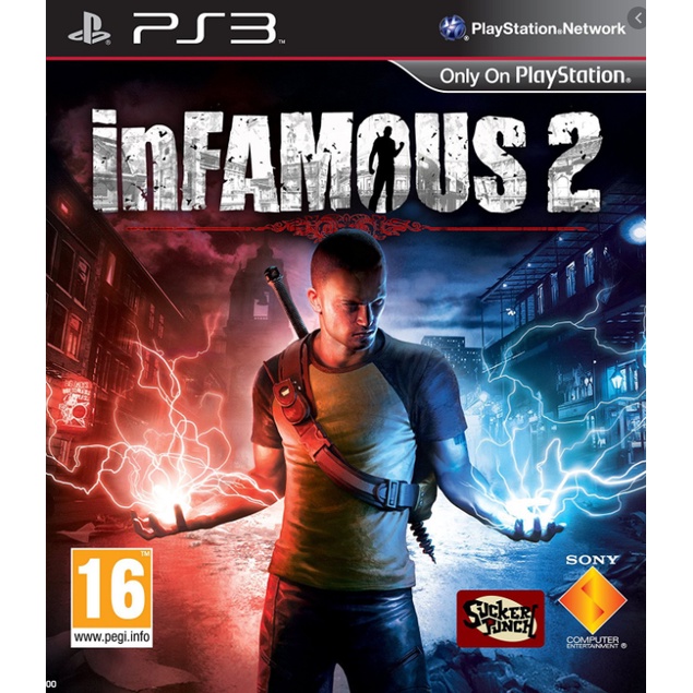 Trò chơi Infamous đĩa ps3