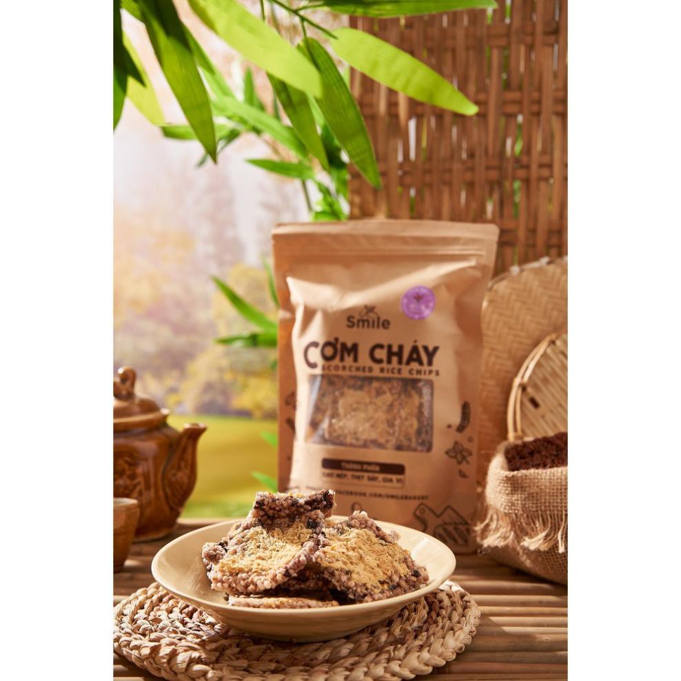 Cơm cháy gạo lức chà bông 250gr, cơm cháy vệ sinh nhà làm - SmileBakery