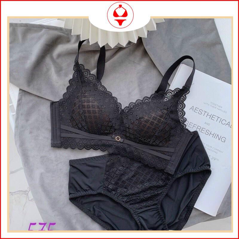 BỘ ĐỒ LÓT CAO SU NON- set nội y không gọng ren  thông hơi,tạo khe,siêu nâng ngực mẫu hót nhất 2021 | BigBuy360 - bigbuy360.vn