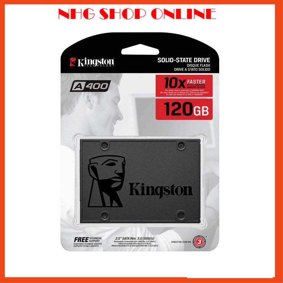 Ổ cứng SSD Kingston NOW A400 120GB 2.5'' SATA III (SA400S37/120G) Hàng chính hãng