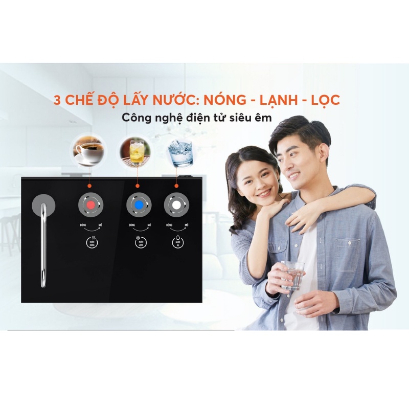 [FREESHIP HCM] Máy Lọc Nước Nóng Lạnh Karofi Livotec 611 - 7 Lõi Lọc - Bảo Hành 3 Năm