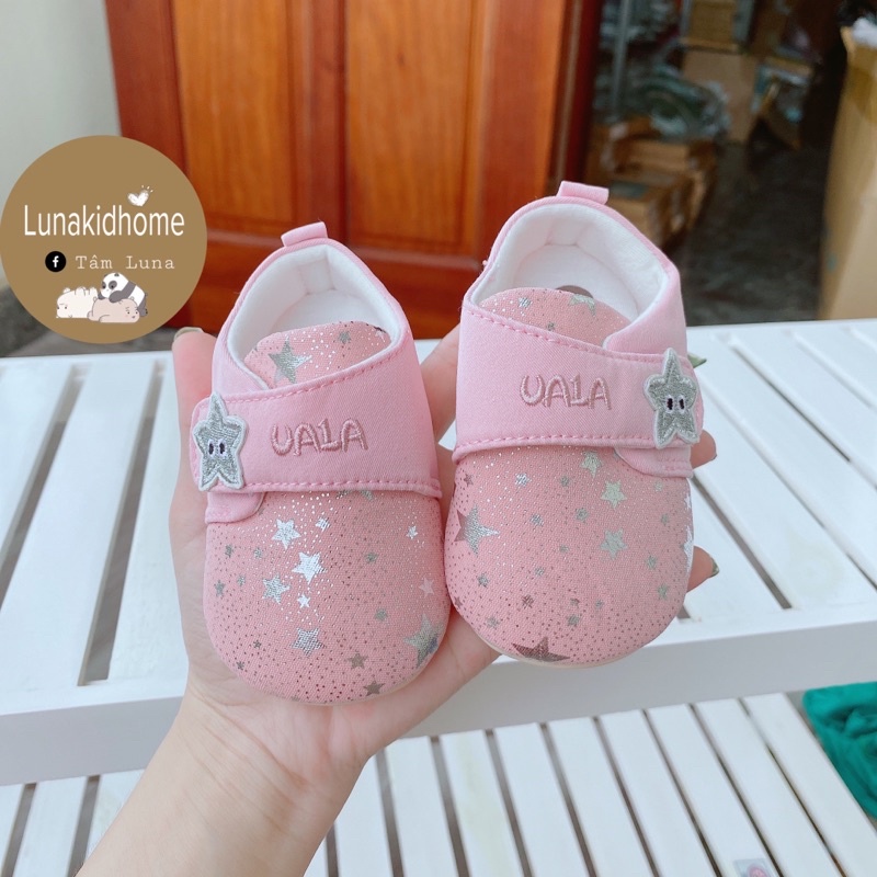 -Giày tập đi chống trượt đế cao su non
