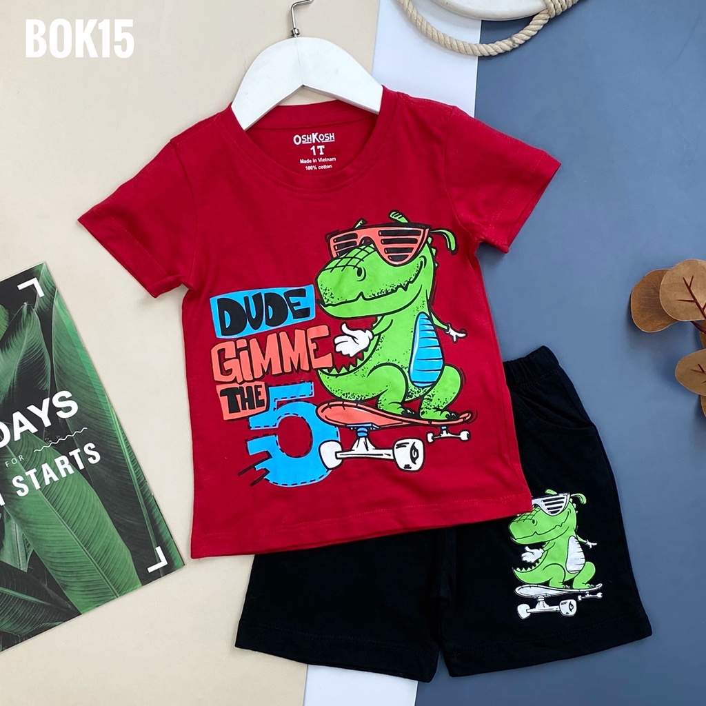 BỘ NGẮN OSHKOSH NHIỀU MẪU CHO BÉ TRAI 9-25KG