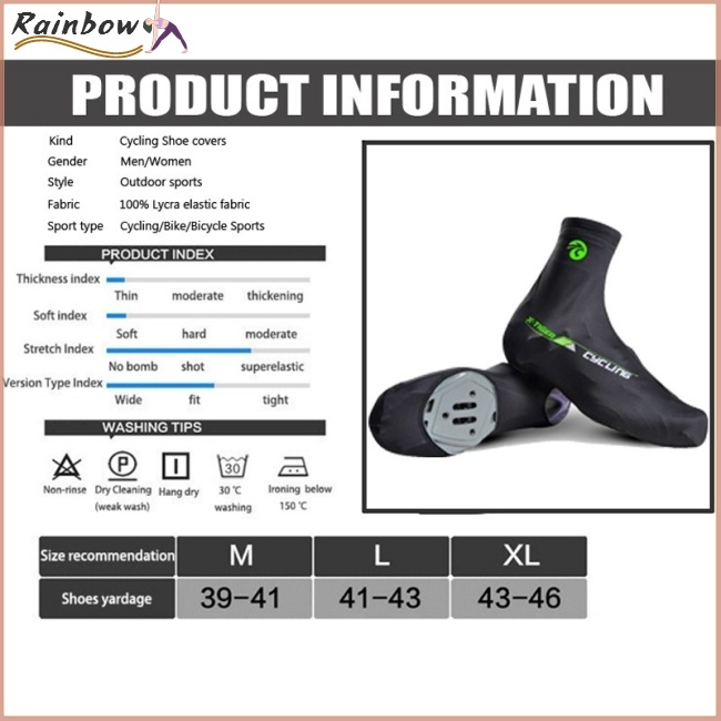 Vỏ Bọc Giày Thể Thao Chạy Xe Đạp X-TIGER 100% Lycra Chất Liệu Nhanh Khô