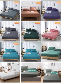 set ga kèm 2 vỏ gối coton Tici