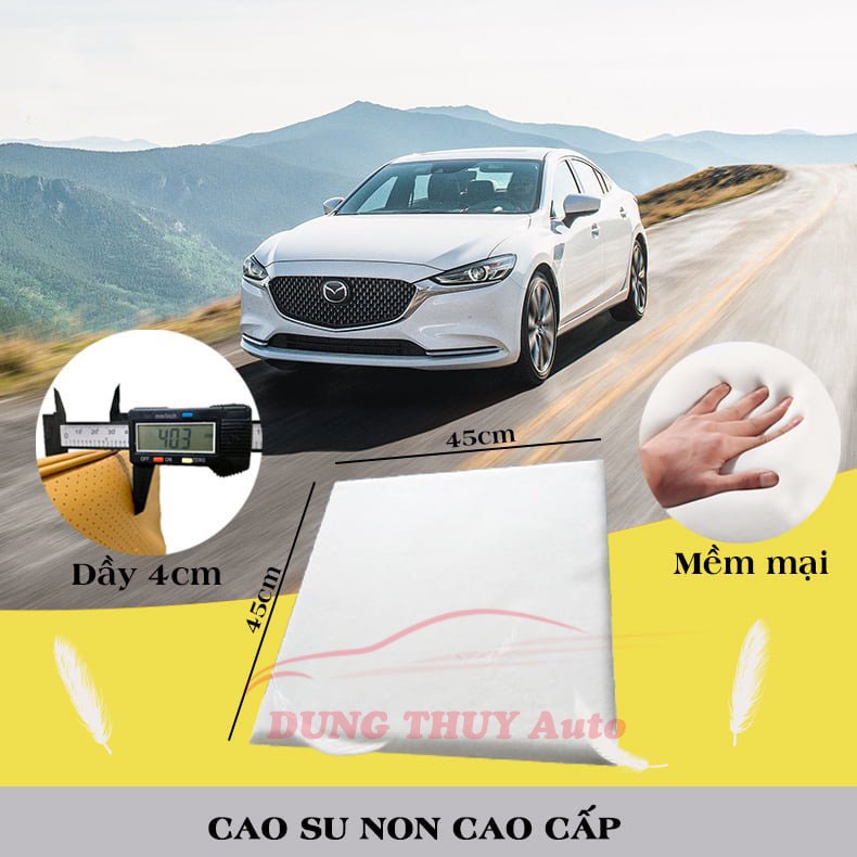 Lót Ghế Ô Tô, Văn Phòng Cao Su Non Nguyên Khối - chống đau mỏi mông, phù hợp cho tài xế và dân văn phòng ngồi lâu
