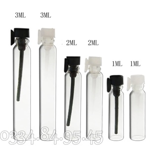 100 Chai chiết MẪU THỬ nước hoa vial 1ml 2ml 3ml