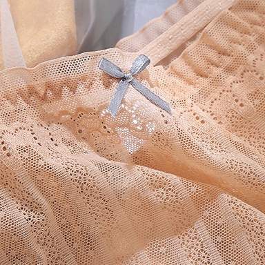 Quần Lót 100% Cotton Phối Ren Phong Cách Nhật Bản