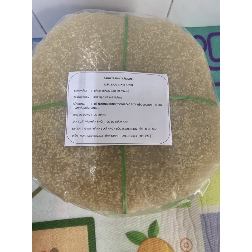 BÁNH TRÁNG GẠO MÈ TRẮNG DÙNG ĐỂ NƯỚNG