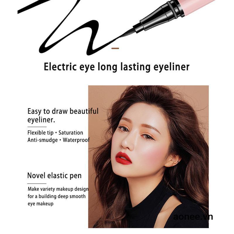✨✨Bút kẻ mắt SUAKE dạng lỏng màu đen kháng nước không nhòe trang điểm lâu trôi