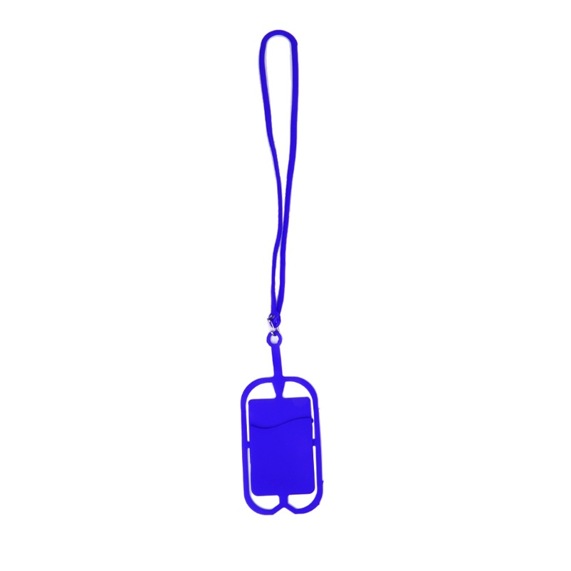 Ốp Điện Thoại Silicon Có Ngăn Đựng Thẻ Và Dây Đeo Cổ Cho bonj