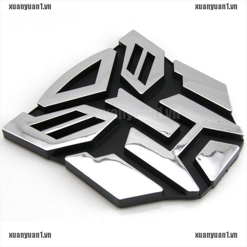 [XUANYUAN1] Huy Hiệu Đồ Họa Logo Transformers 3D Bảo Vệ Tự Động
