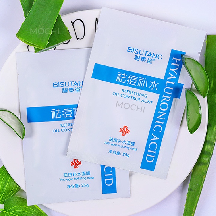 Mặt Nạ Mụn Kiểm Soát Dầu l Dưỡng Trắng Da Cấp Ẩm Từ Lô Hội l Kiwi l Ổi Mask Giấy Đắp Mặt Ha Bisutang Cao Cấp MOCHI SHOP