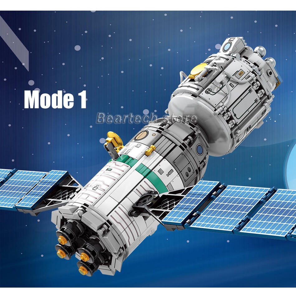 City Technic Lunar Lander Building Blocks Lego Classic Movie Exit Airship Car Model Creator Cosmonaut Figures Bricks Kids Toys