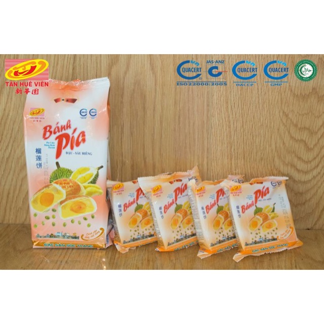 Pía 2 sao Tân Huê Viên 400 gam 4 bánh