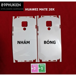 Miếng film dán PPF loại xịn phủ full 99% lưng viền Huawei Mate 20X