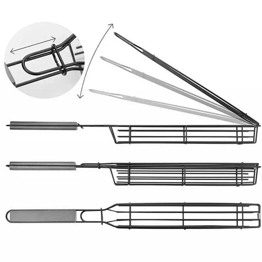 Vỉ Nướng Bbq Bằng Sắt Chống Dính Tiện Dụng Cho Nhà Bếp