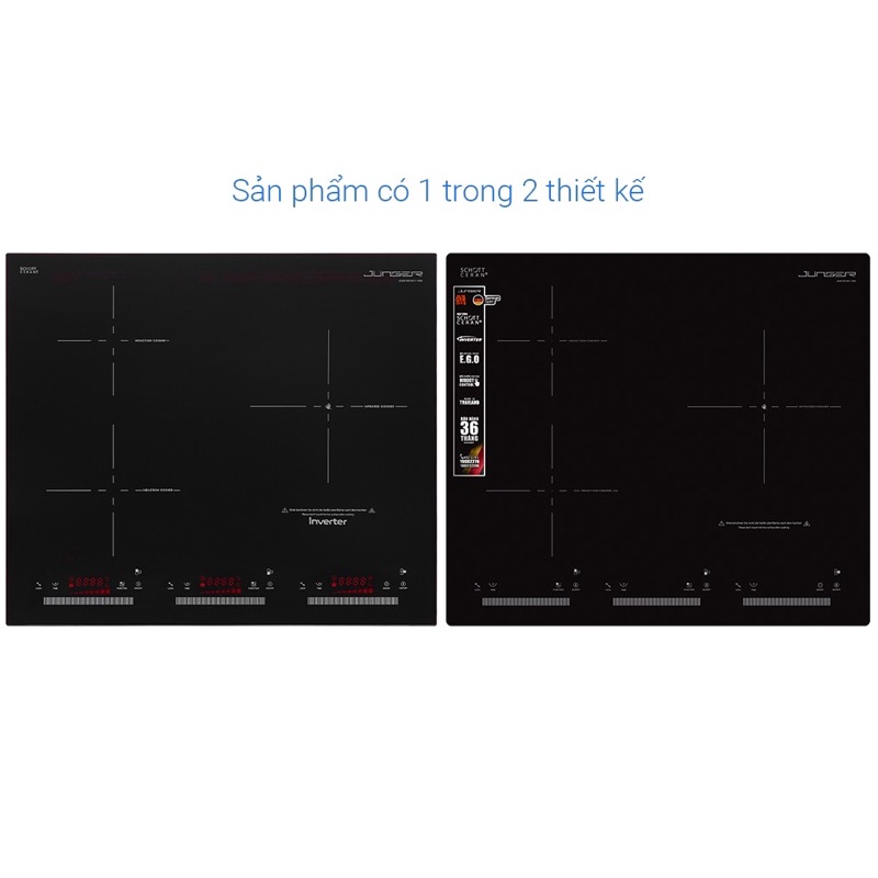 Bếp từ hồng ngoại ba vùng nấu Junger CEJ-300-IIF