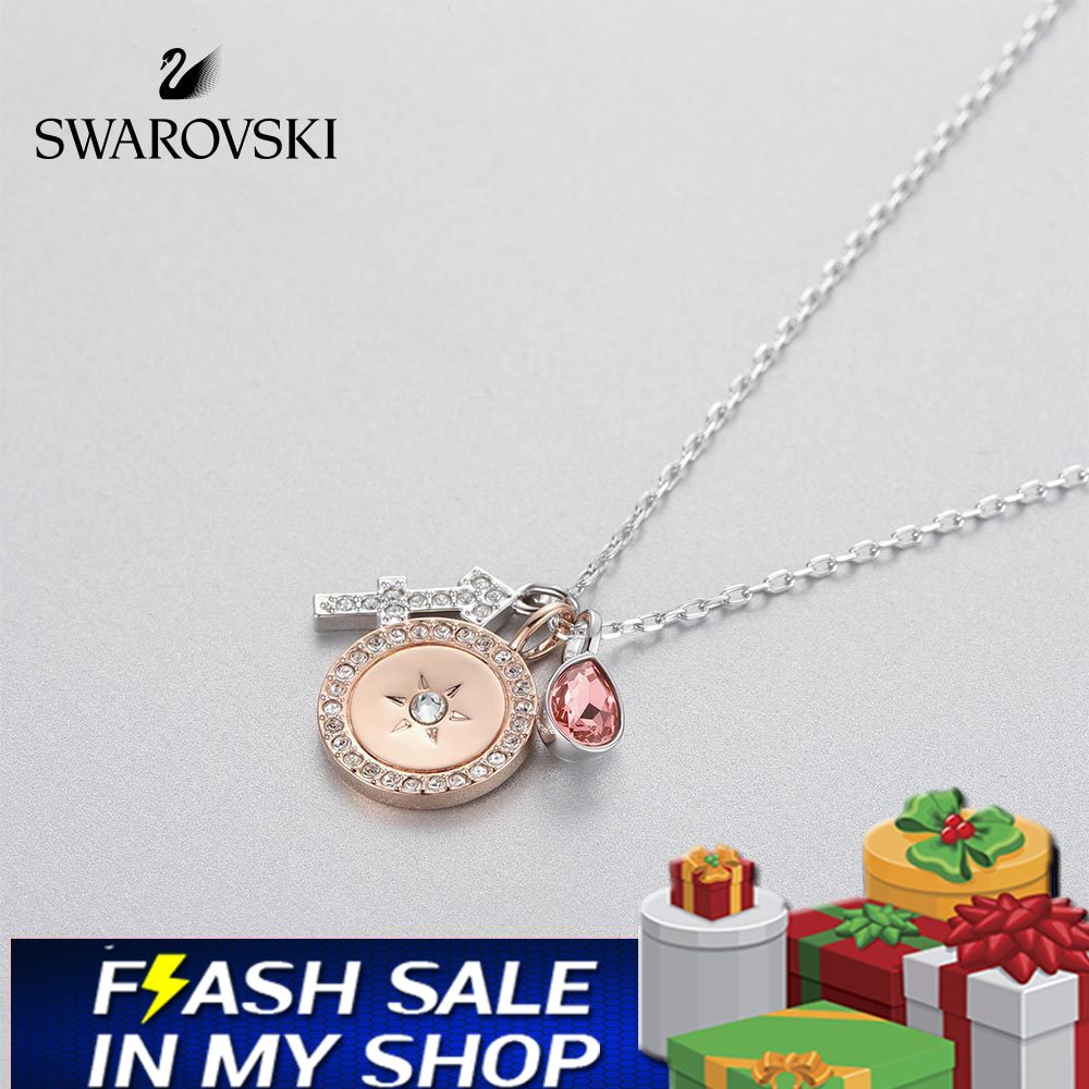 FLASH SALE 100% Swarovski Dây Chuyền Nữ ZODIAC Cung hoàng đạo nhân mã FASHION Necklace trang sức đeo Trang sức