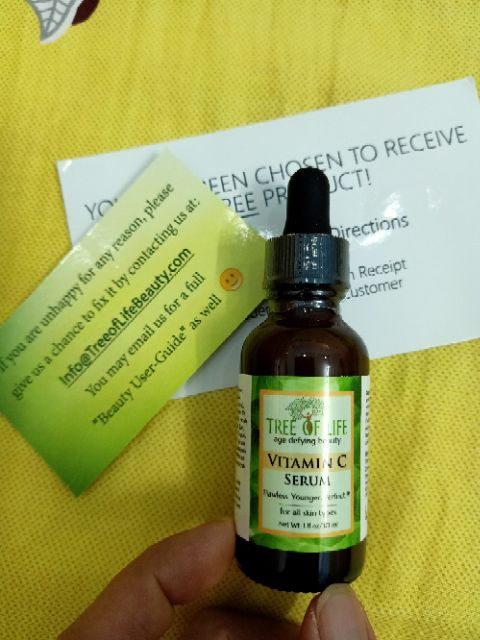 Serum Vitamin C Sáng Da Chống Lão Hóa Tree Of Life Hàng Mỹ Xách Tay