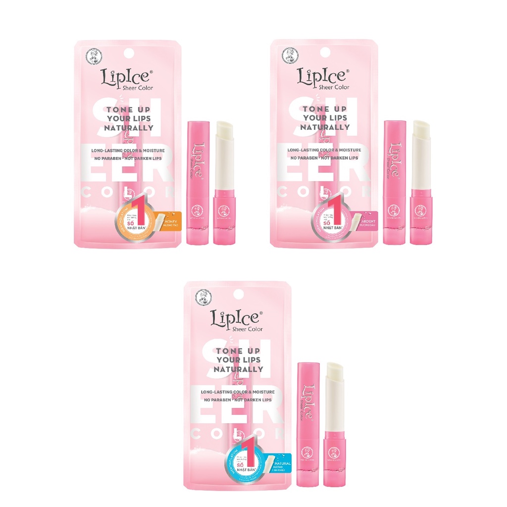 Son dưỡng lên màu tự nhiên LipIce Sheer Color 2.4g