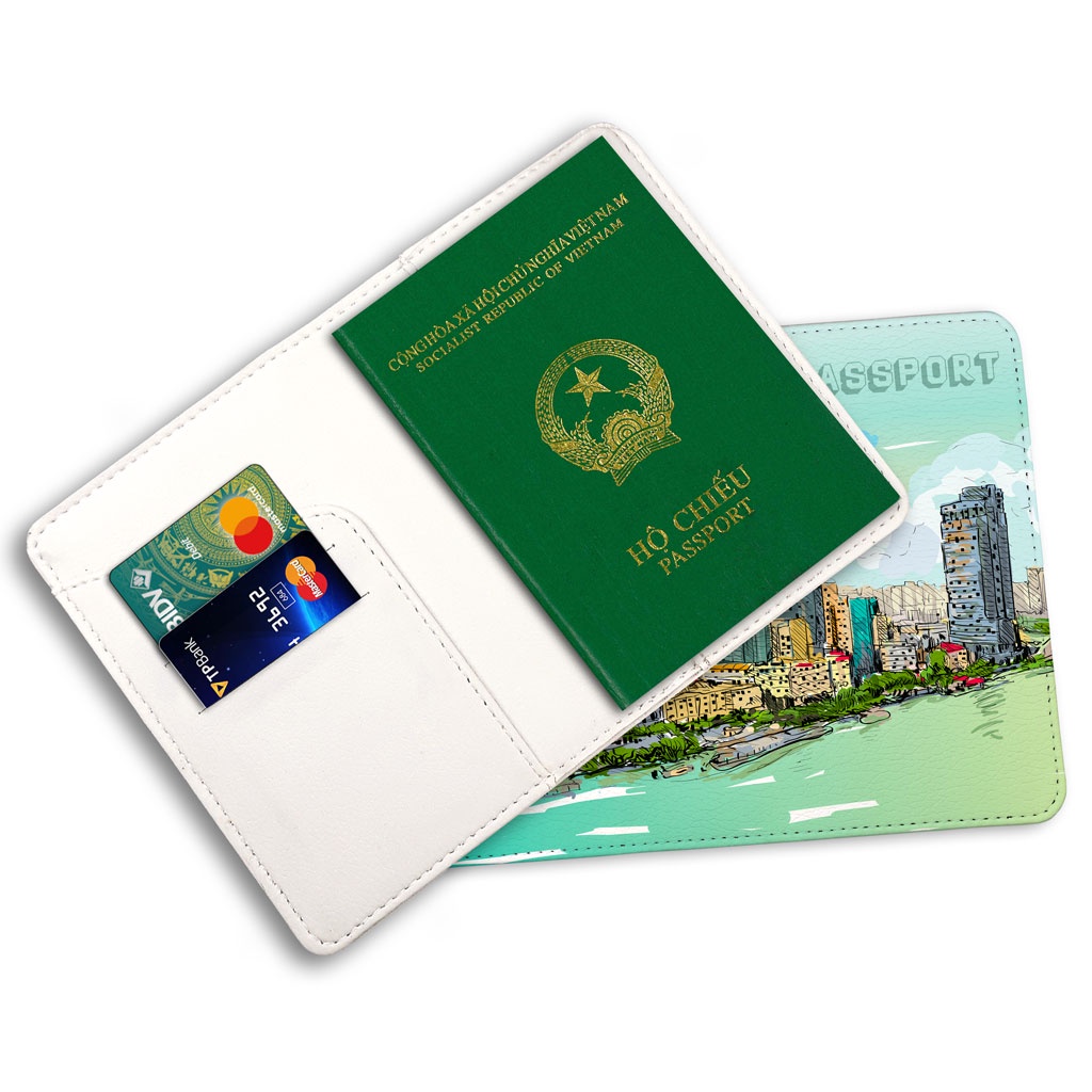 Bao Da Hộ Chiếu / Passport Du Lịch Nam - Nữ ( in tên cá nhân ) SÀI GÒN - PPT203 STORMBREAKER