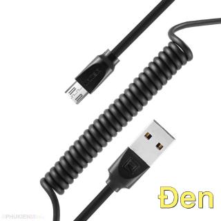 Dây cáp sạc lò xo cổng Micro USB giá rẻ