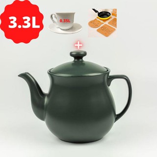 Ấm Nước (Siêu Thuốc) Dưỡng Sinh + Nắp Minh Long Healthycook (3.3L)