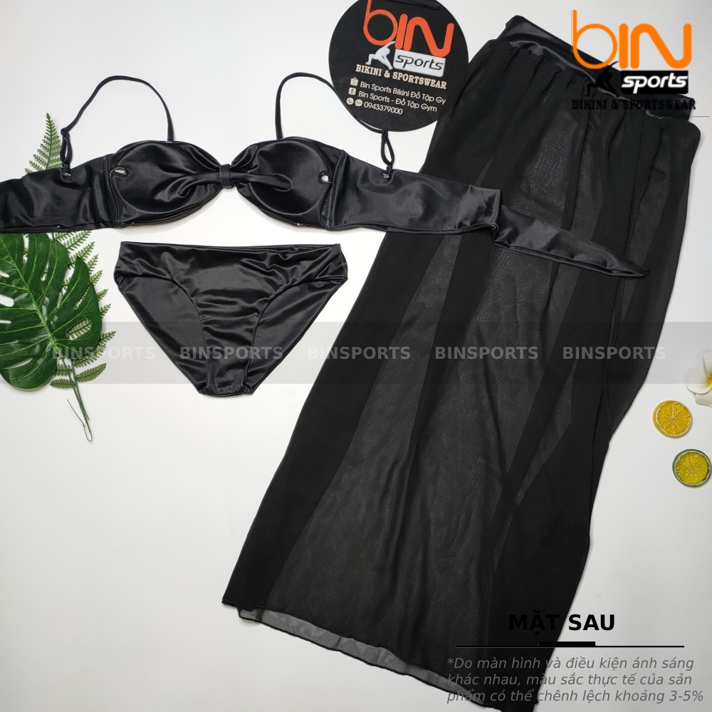 Bikini 2 Mảnh Kèm Chân Váy Voan Sexy Bin Sports BHV102