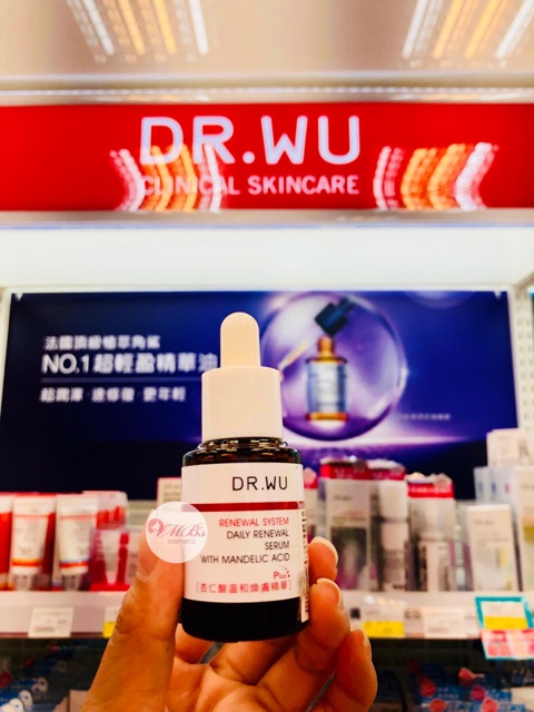 Tinh chất Dr.WU serum Intensive Renewal Serum With Mandelic Acid 18% và PLUS
