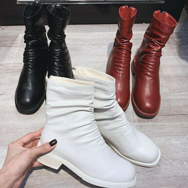 Bốt nữ cổ lửng kiểu dáng hàn quốc hót 2k19 | BigBuy360 - bigbuy360.vn