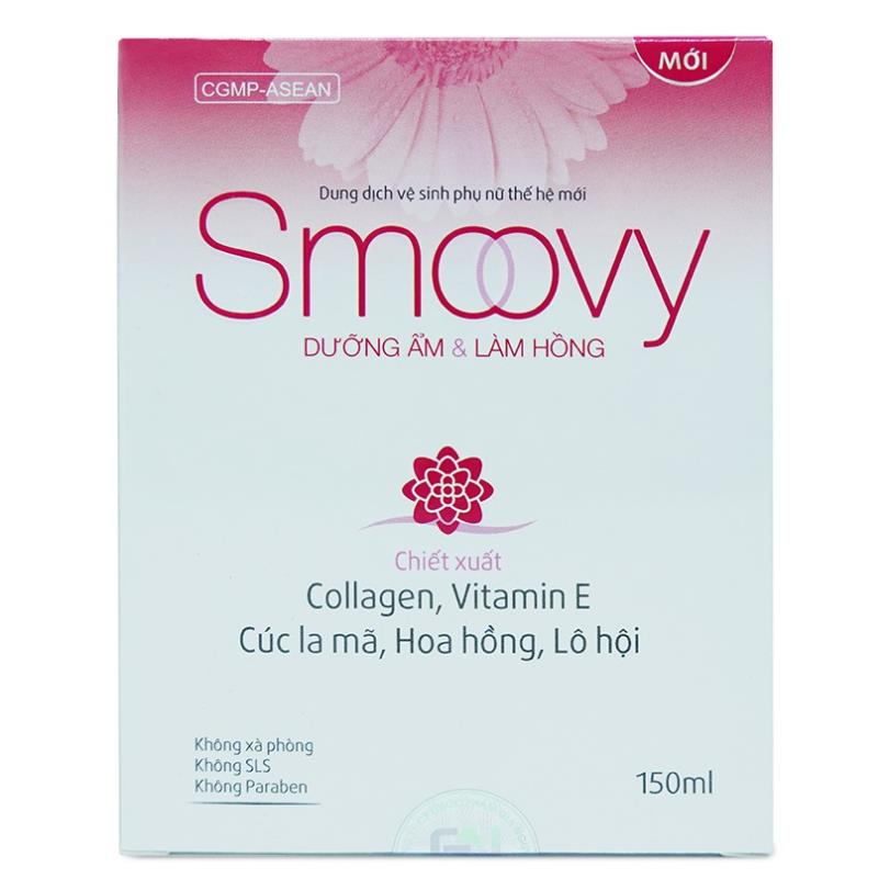 [GIÁ GỐC] Dung dịch vệ sinh Smoovy dưỡng ẩm, làm hồng - chai 150ml