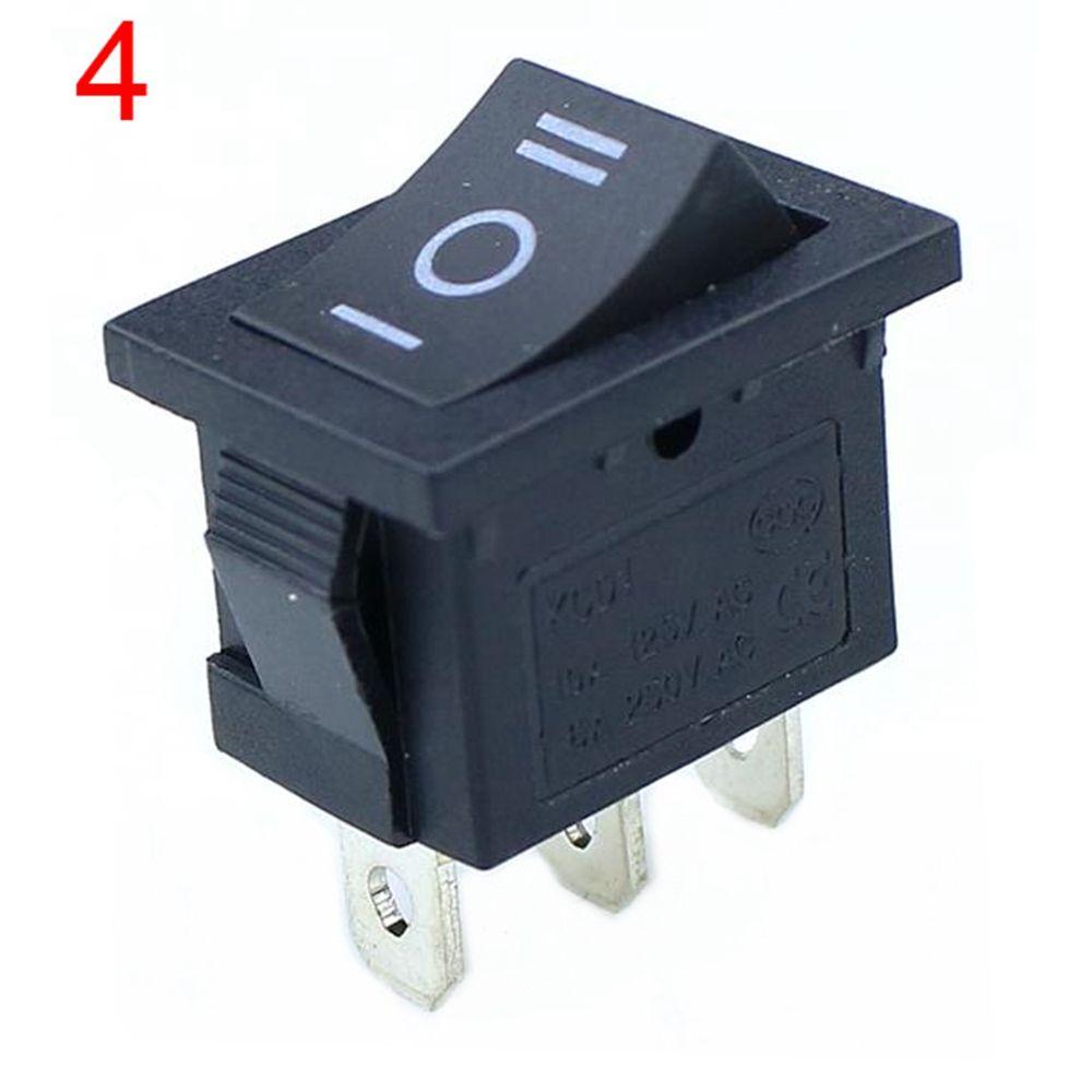 PISTA Set 5 Công Tắc Ấn 2 / 3 / 6Pin SPST Snap-in KCD1