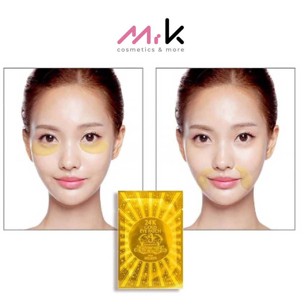 Mặt nạ mắt Urban Dollkiss Agamemnon 24K Gold Hydrogel Eye Patch giảm thâm vùng mắt.