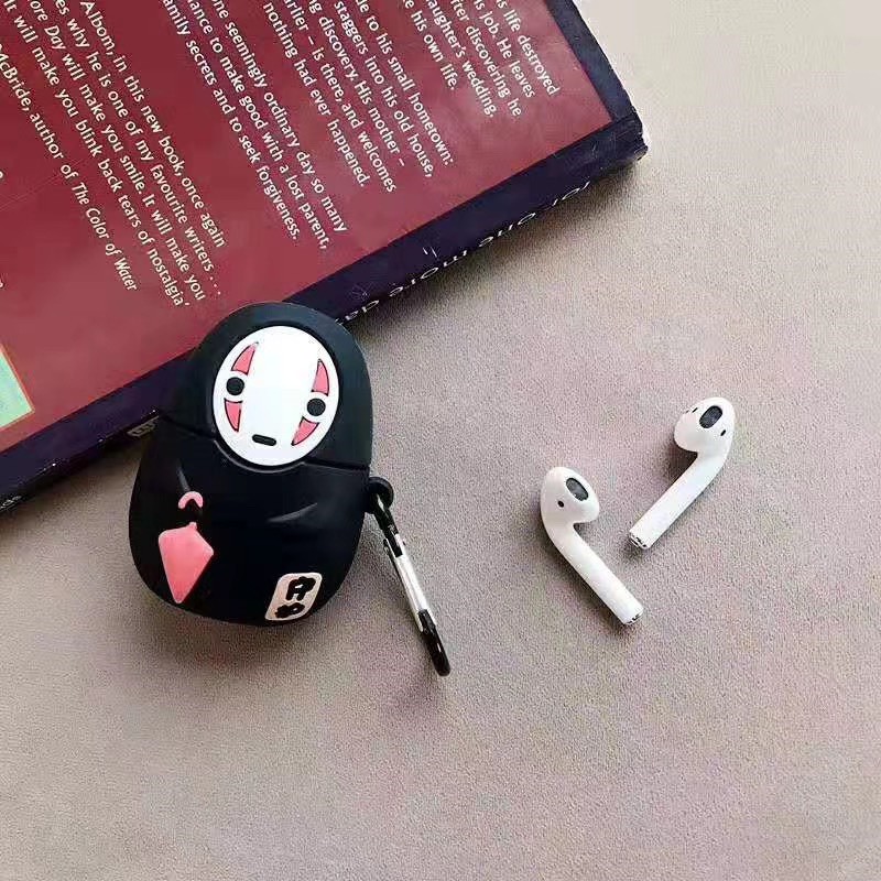 Case Airpod - Ốp Tai Nghe 1/2 Hình Vô Diện Cầm Ô -Phù Hợp Với Airpods1/2- i11/12 Siêu Cute Dễ Thương