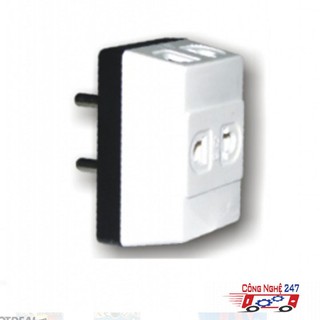 PHÍCH CẮM ĐIỆN 1 RA 3 LỖ CẮM (L1A0)