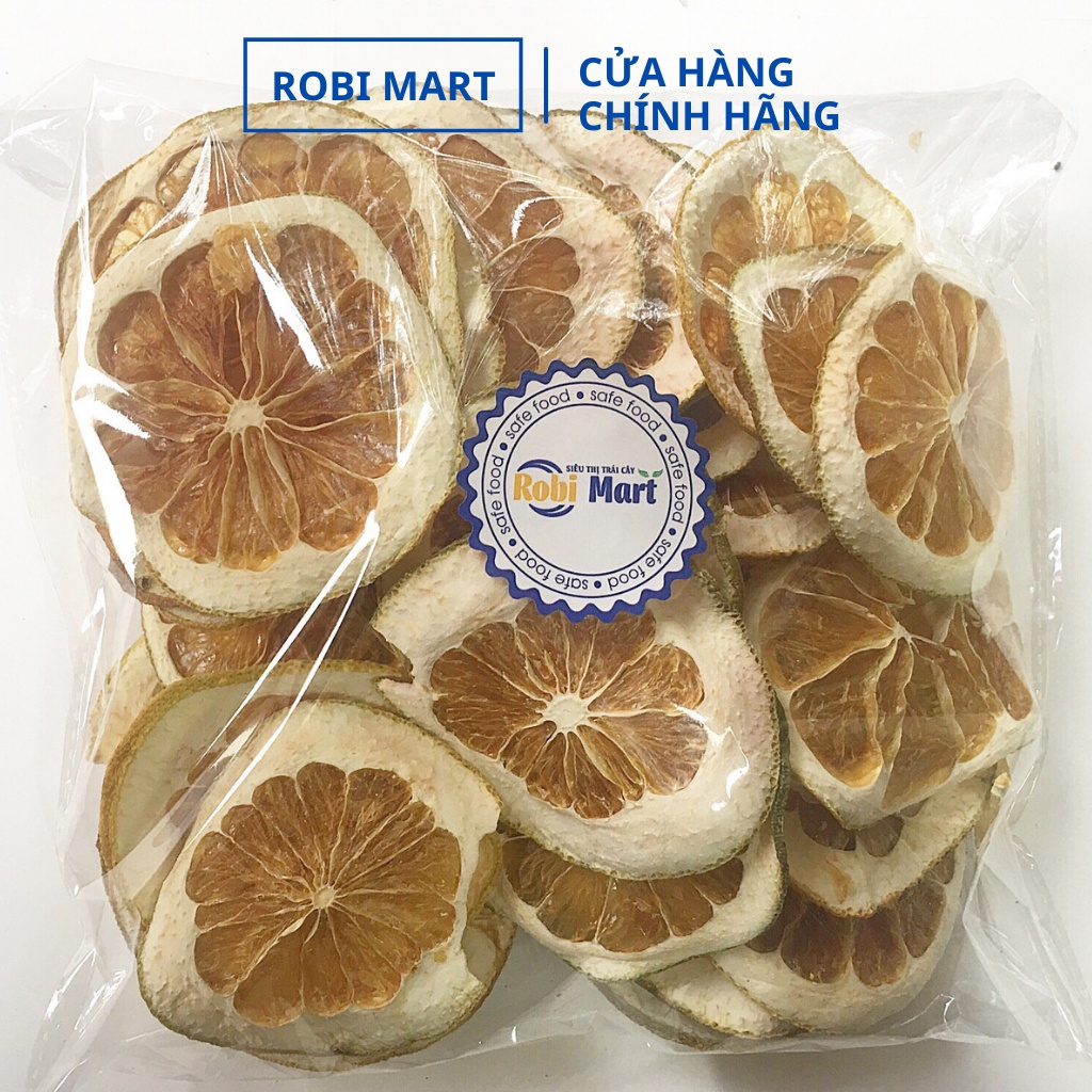 Bưởi thái lát sấy lạnh Robimart giảm cân hiệu quả, tăng đề kháng gói 250gr