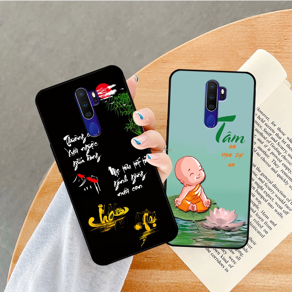 Ốp lưng Oppo A5 2020 / Oppo A9 2020 in hình phong cách chữ thư pháp cha mẹ, tài lộc