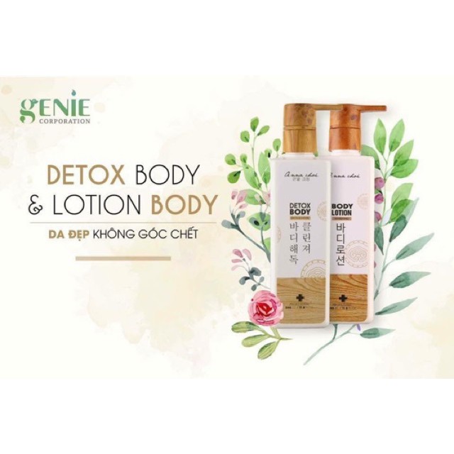 Sữa Tắm Genie Detox Body Bath & More 350ml Sữa tắm trắng detox body genie- Korea