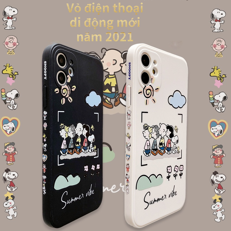 Ốp Điện Thoại Hình Snoopy cho iPhone 12Pro Max 12 Pro 12 12Mini 11Pro Max 11Pro Xs Max Xr Xs X 7Plus 8 6 6s 7 8 Se 2020