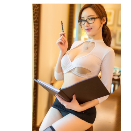 SIÊU HOT-Váy ngủ thư ký sexy MS1112