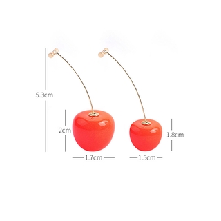 Đôi bông tai hình quả cherry dễ thương