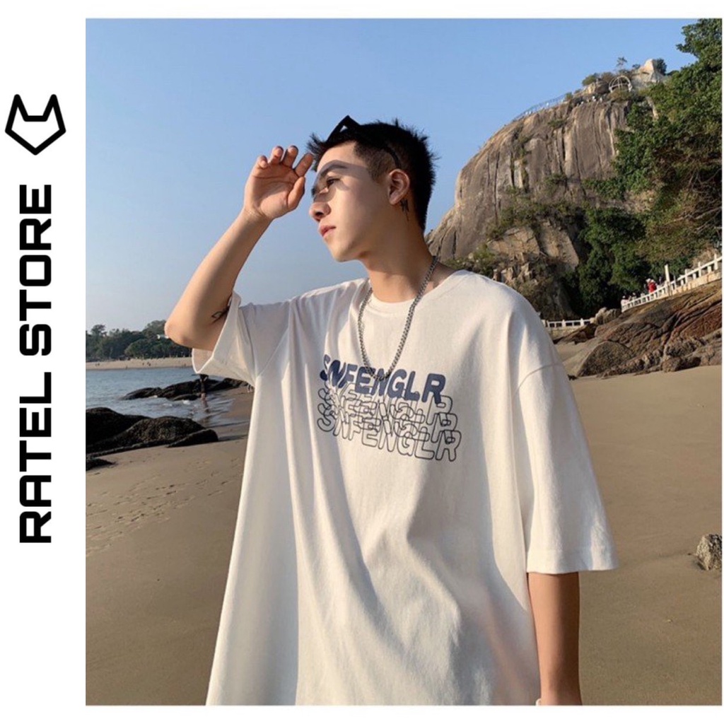 Áo Thun Local Brand T-Shirt Nam Nữ SNFENGLR Unisex Form Rộng