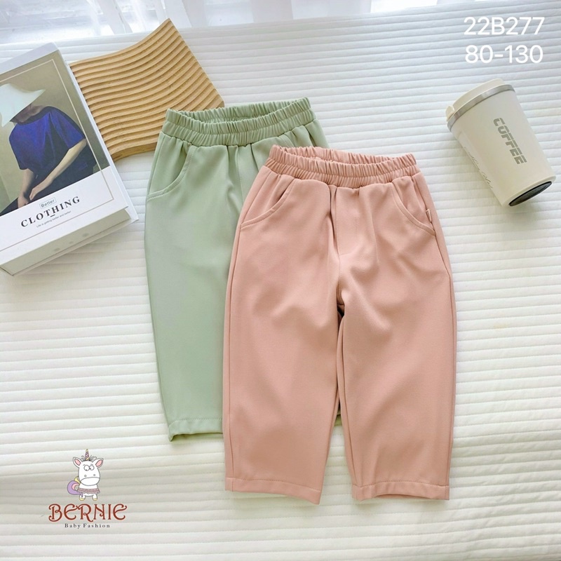 Set vest bé gái Bernie phong cách Hàn chất tuyết mưa cho bé từ 9-23kg-22B277
