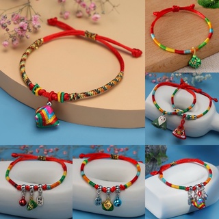 Vòng đeo tay dây đan đủ màu may mắn chiêu tài phát lộc bình an
