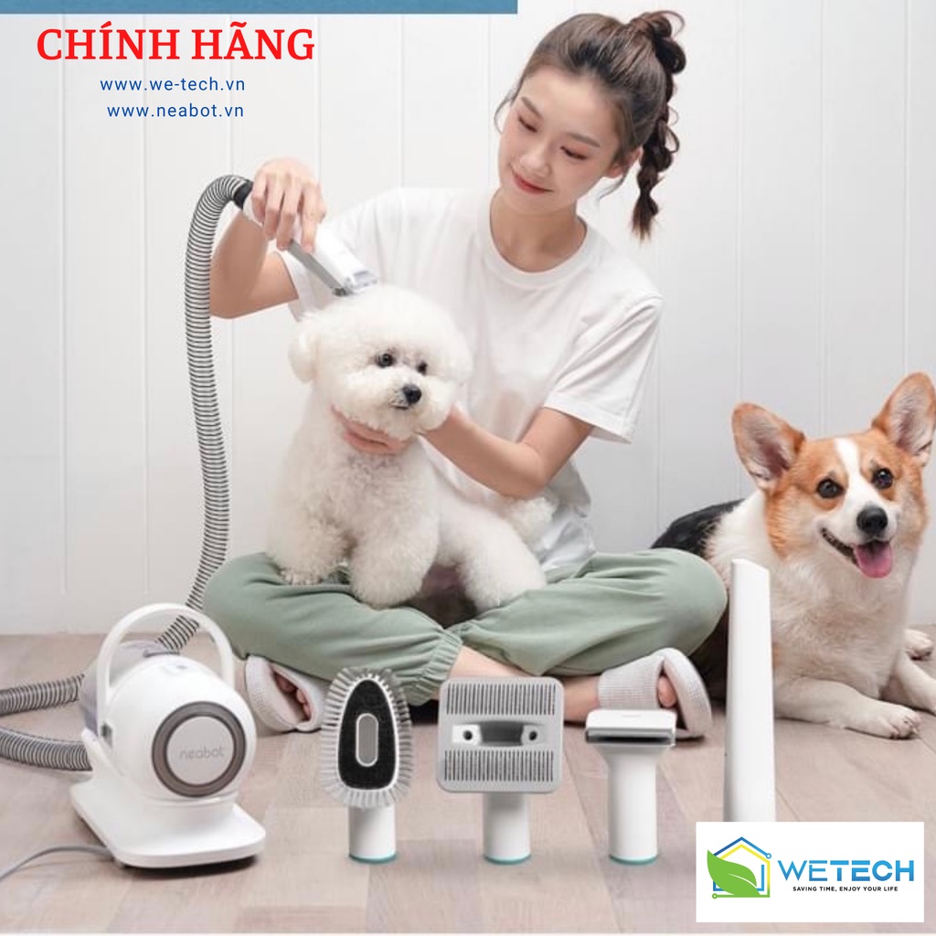 Neabot Pet Grooming P1 Pro – Hút bụi cầm tay tích hợp cắt tỉa lông thú cưng