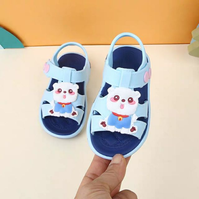 GIÀY SANDAL TẬP ĐI CHO BÉ TRAI BÉ GÁI CAO SU SIÊU MỀM